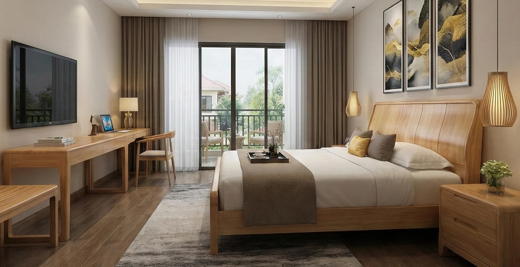 Deluxe Room · bedroom